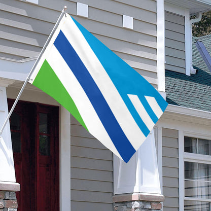 City of Dayton (Ohio, USA) Flag: 3x5ft Man Cave American Ohio Modern Minimalist Style Decor Banner