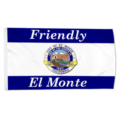 City of El Monte (California, USA) Flag: 3x5ft Man Cave American California Friendly City Style Decor Banner