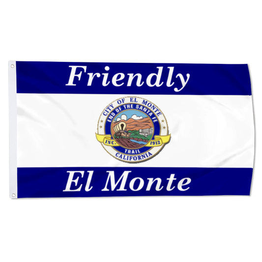 City of El Monte (California, USA) Flag: 3x5ft Man Cave American California Friendly City Style Decor Banner