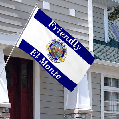 City of El Monte (California, USA) Flag: 3x5ft Man Cave American California Friendly City Style Decor Banner