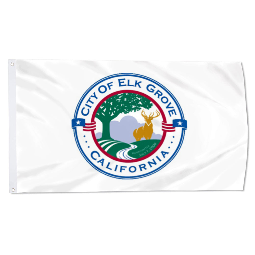 City of Elk Grove (California, USA) Flag: 3x5ft Man Cave American California Natural Pastoral Style Decor Banner