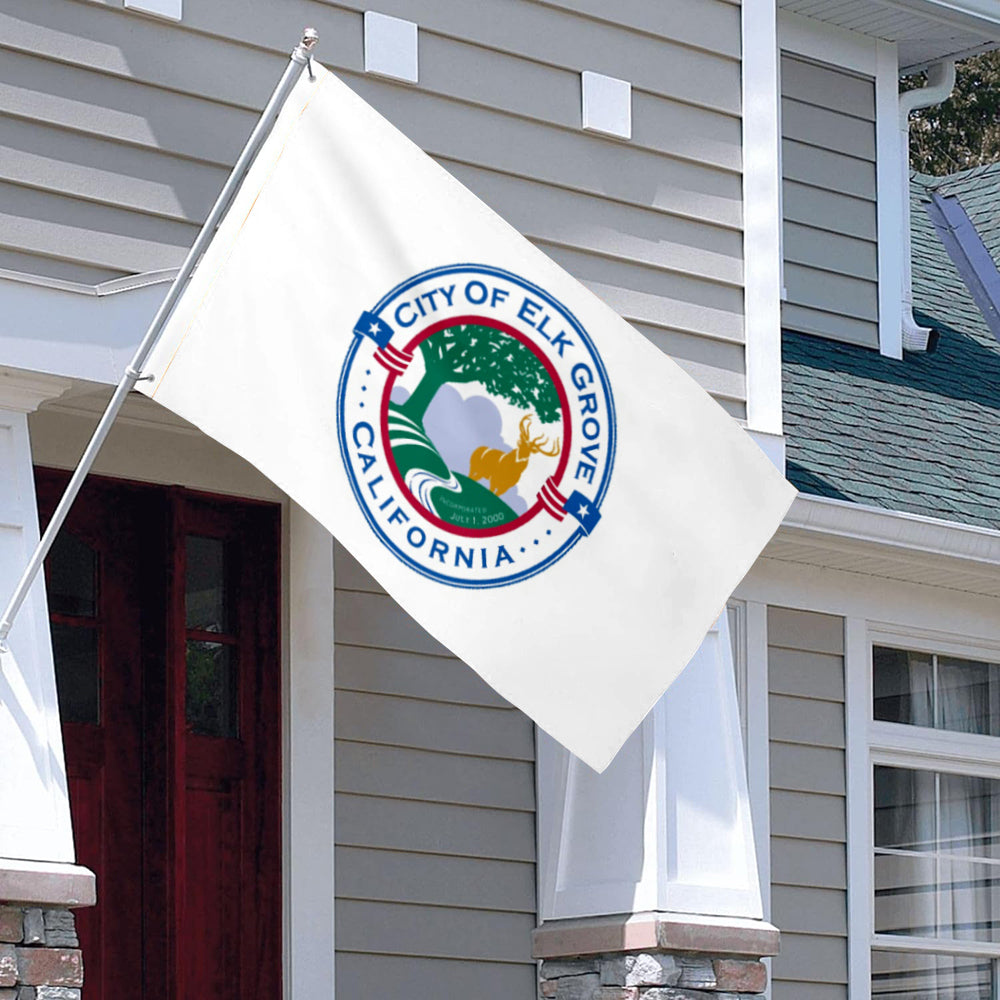 City of Elk Grove (California, USA) Flag: 3x5ft Man Cave American California Natural Pastoral Style Decor Banner