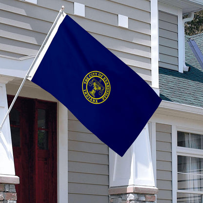City of Evansville (Indiana, USA) Flag: 3x5ft Man Cave American Indiana Justice Solemn Style Decor Banner
