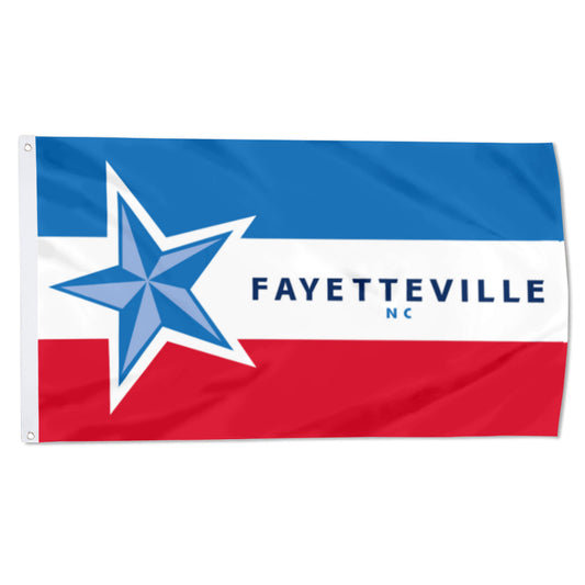 City of Fayetteville (North Carolina, USA) Flag: 3x5ft Man Cave American North Carolina Logo Vibrant Style Decor Banner