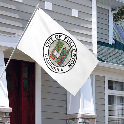 City of Fullerton (California, USA) Flag: 3x5ft Man Cave American California Humanistic Historical Style Decor Banner