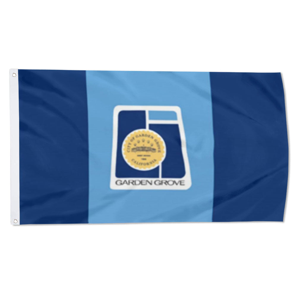 City of Garden Grove (California, USA) Flag: 3x5ft Man Cave American California Urban Garden Style Decor Banner