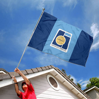 City of Garden Grove (California, USA) Flag: 3x5ft Man Cave American California Urban Garden Style Decor Banner