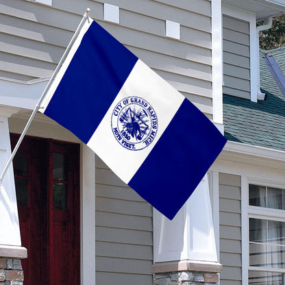 City of Grand Rapids (Michigan, USA) Flag: 3x5ft Man Cave American Michigan Justice Historical Style Decor Banner