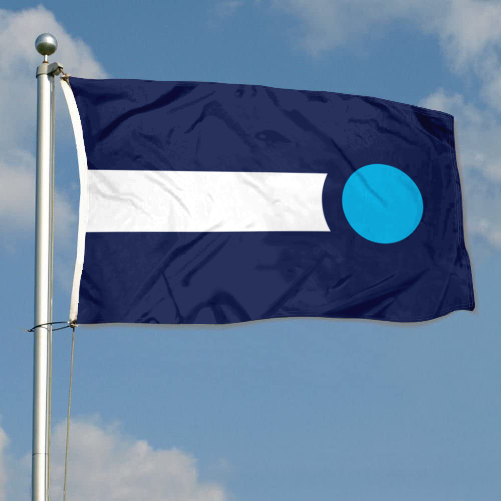 City of High Point (North Carolina, USA) Flag: 3x5ft Man Cave American North Carolina Minimalist Modern Style Decor Banner