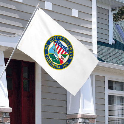City of Inglewood (California, USA) Flag: 3x5ft Man Cave American California Multi-Fusion Style Decor Banner