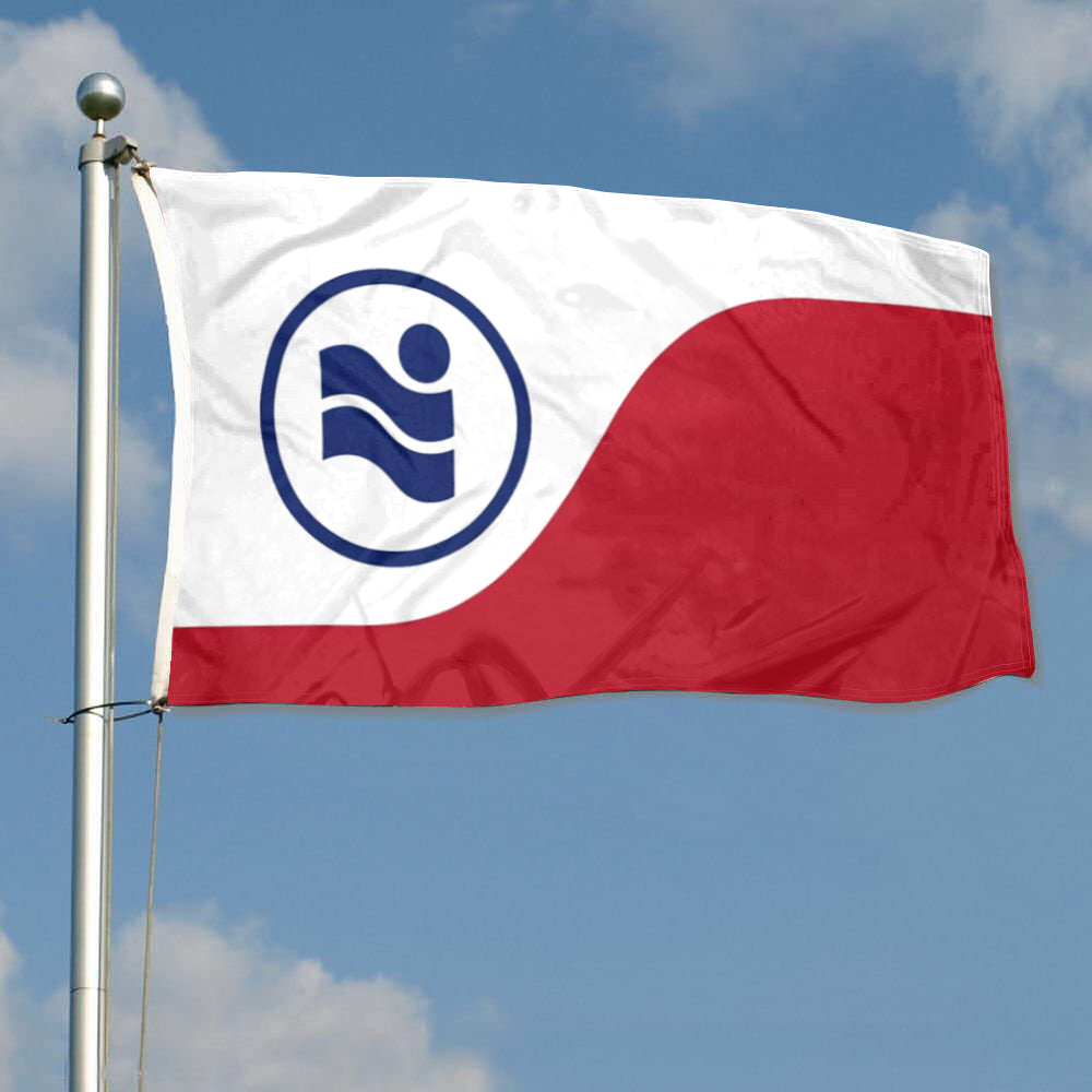 City of Irving (Texas, USA) Flag: 3x5ft Man Cave American Texas Vitality Water Rhyme Style Decor Banner