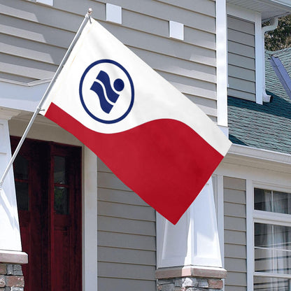 City of Irving (Texas, USA) Flag: 3x5ft Man Cave American Texas Vitality Water Rhyme Style Decor Banner