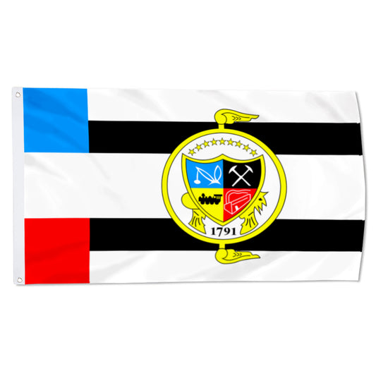City of Knoxville (Tennessee, USA) Flag: 3x5ft Man Cave American Tennessee Industrial-Agricultural Historical Style Decor Banner