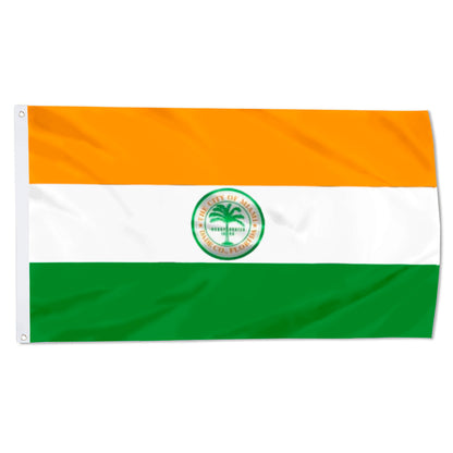 City of Miami (Florida, USA) Flag: 3x5ft Man Cave American Florida Coconut Breeze Coastal Style Decor Banner