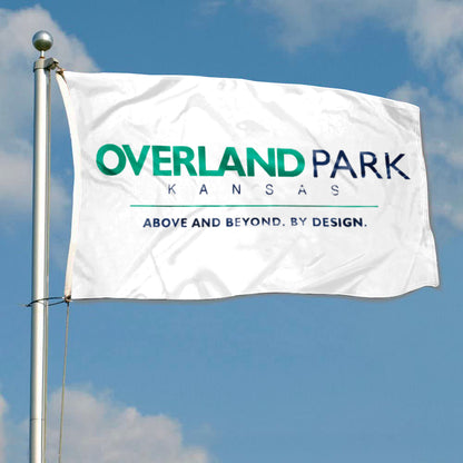 City of Overland Park (Kansas, USA) Flag: 3x5ft Man Cave American Kansas Modern Design Style Decor Banner