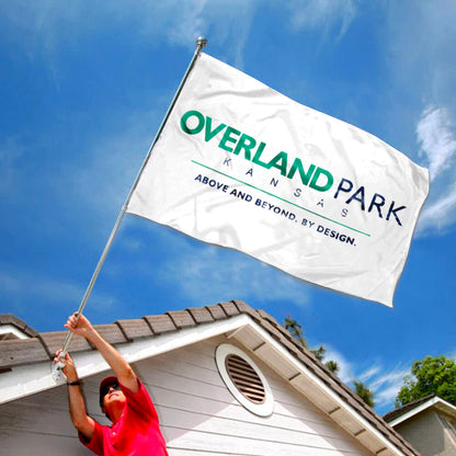 City of Overland Park (Kansas, USA) Flag: 3x5ft Man Cave American Kansas Modern Design Style Decor Banner