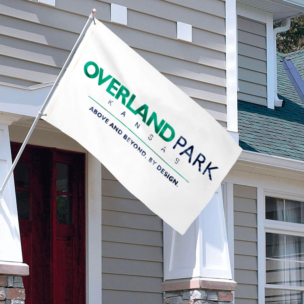 City of Overland Park (Kansas, USA) Flag: 3x5ft Man Cave American Kansas Modern Design Style Decor Banner