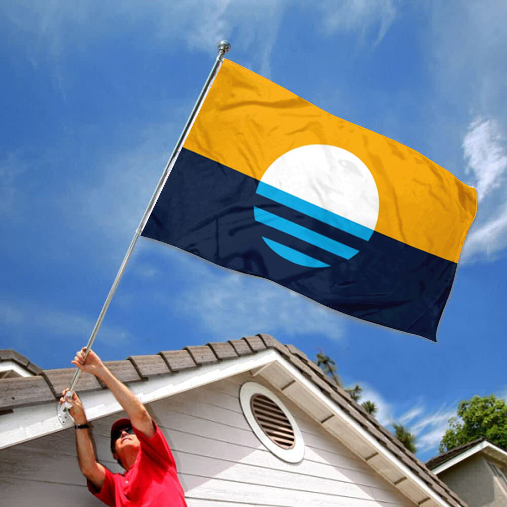 The People's Flag of Milwaukee (Wisconsin, USA): 3x5ft Man Cave American Wisconsin Lake City Rebirth Style Decor Banner