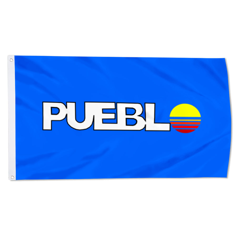 City of Pueblo (Colorado, USA) Flag: 3x5ft Man Cave American Colorado Modern Sunshine Style Decor Banner