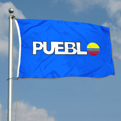 City of Pueblo (Colorado, USA) Flag: 3x5ft Man Cave American Colorado Modern Sunshine Style Decor Banner