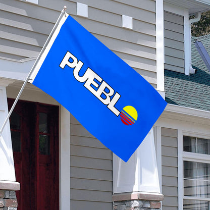 City of Pueblo (Colorado, USA) Flag: 3x5ft Man Cave American Colorado Modern Sunshine Style Decor Banner