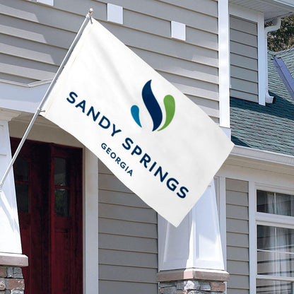 City of Sandy Springs (Georgia, USA) Flag: 3x5ft Man Cave American Georgia Modern Fresh Style Decor Banner