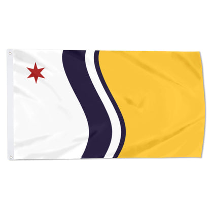 City of South Bend (Indiana, USA) Flag: 3x5ft Man Cave American Indiana Dynamic Regional Style Decor Banner