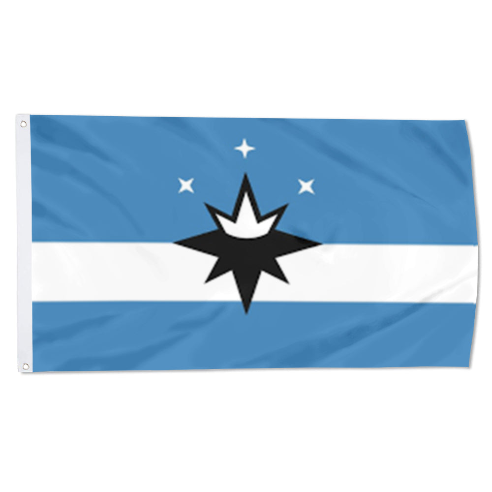City of Springfield (Missouri, USA) Flag: 3x5ft Man Cave American Missouri Geometric Logo Style Decor Banner