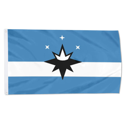 City of Springfield (Missouri, USA) Flag: 3x5ft Man Cave American Missouri Geometric Logo Style Decor Banner