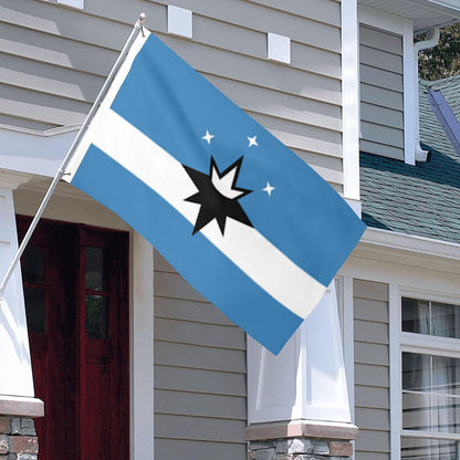 City of Springfield (Missouri, USA) Flag: 3x5ft Man Cave American Missouri Geometric Logo Style Decor Banner