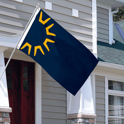 City of St. George (Utah, USA) Flag: 3x5ft Man Cave American Utah Geometric Regional Style Decor Banner