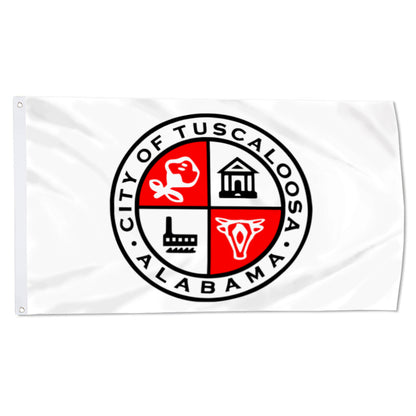 City of Tuscaloosa (Alabama, USA) Flag: 3x5ft Man Cave American Southern Multicultural Style Decor Banner