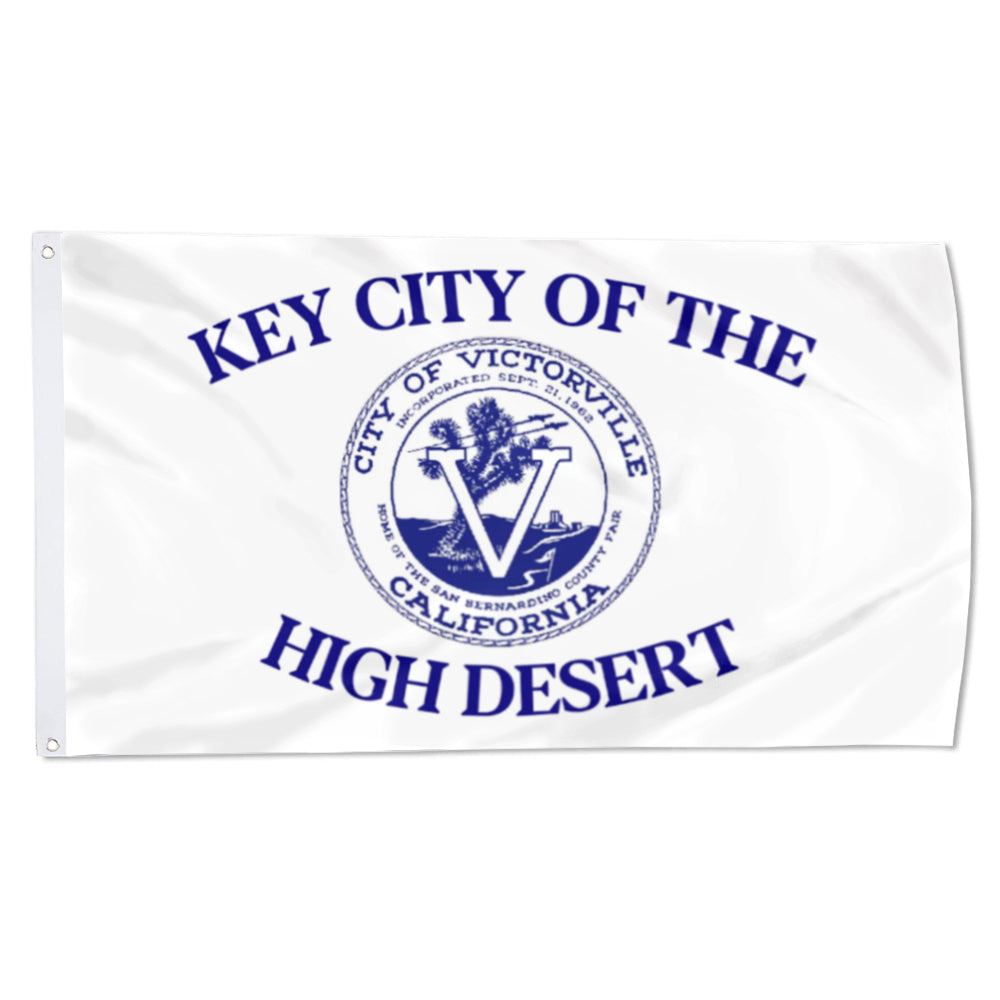 City of Victorville (California, USA) Flag: 3x5ft Man Cave American California High Desert Regional Style Decor Banner