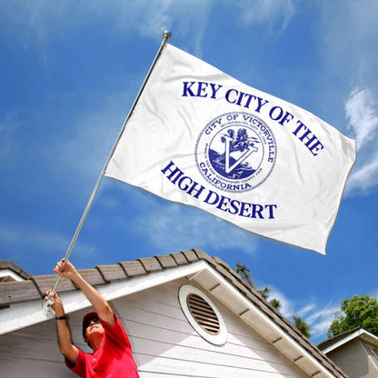 City of Victorville (California, USA) Flag: 3x5ft Man Cave American California High Desert Regional Style Decor Banner