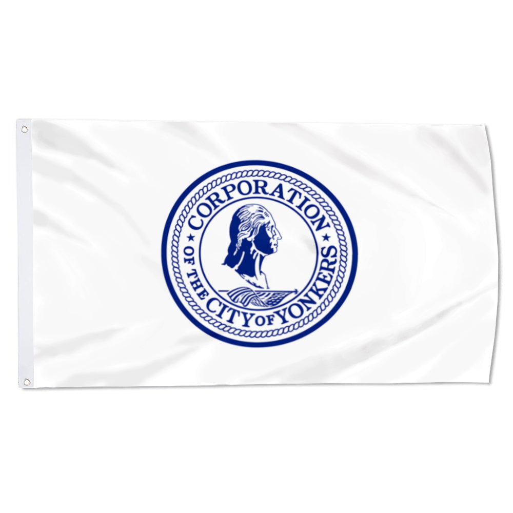 City of Yonkers (New York, USA) Flag: 3x5ft Man Cave American Eastern Retro Style Decor Banner