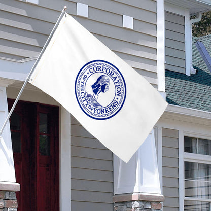 City of Yonkers (New York, USA) Flag: 3x5ft Man Cave American Eastern Retro Style Decor Banner