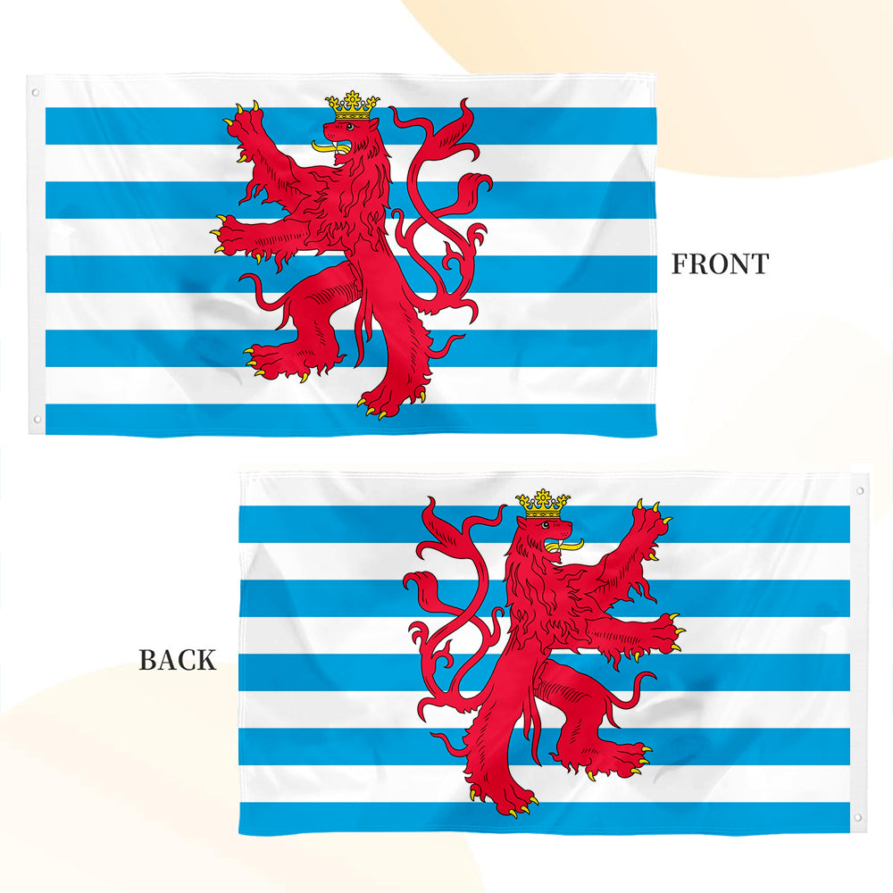 Civil Ensign of Luxembourg flag 3x5ft banner man cave