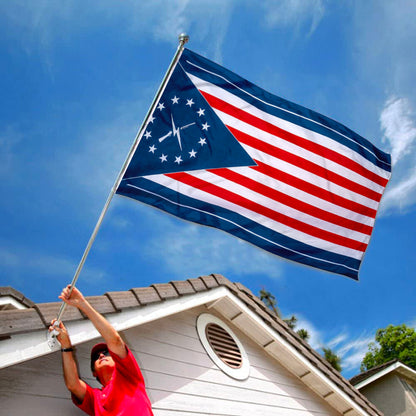 Fallout Commonwealth Minutemen Theme Flag: 3x5ft Man Cave Game Culture-Style Banner