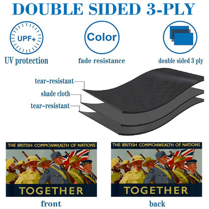 Commonwealth Together flag 3x5ft banner man cave