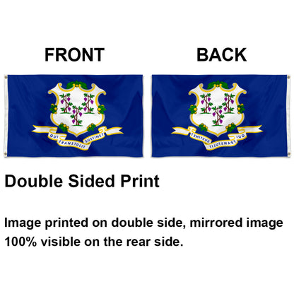 Connecticut State flag 3x5ft banner man cave