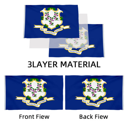Connecticut State flag 3x5ft banner man cave