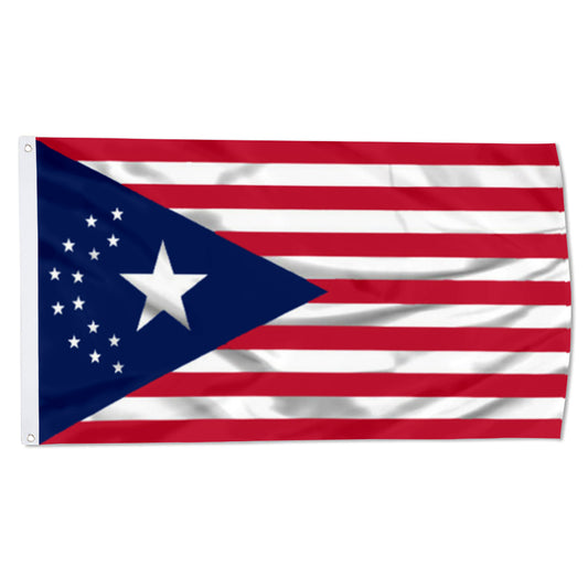 Cyberpunk-Influenced USA flag 3x5ft banner man cave