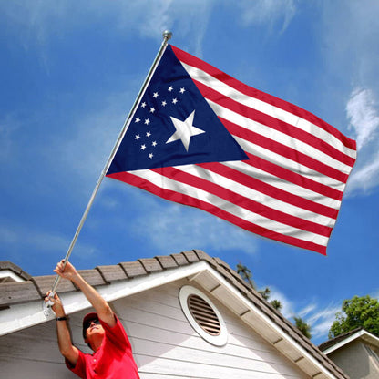 Cyberpunk-Influenced USA flag 3x5ft banner man cave
