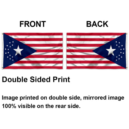 Cyberpunk-Influenced USA flag 3x5ft banner man cave