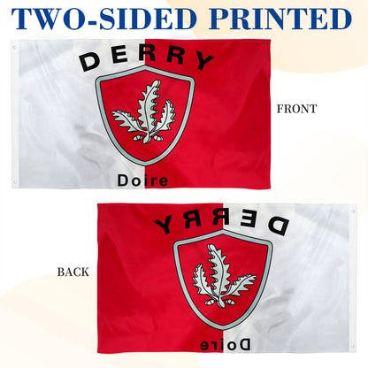 Derry (Ireland) County flag 3x5ft banner man cave
