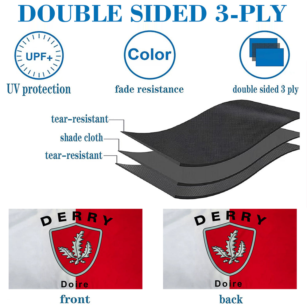 Derry (Ireland) County flag 3x5ft banner man cave