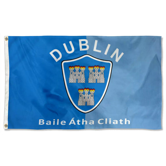 Dublin (Ireland) County flag 3x5ft banner man cave