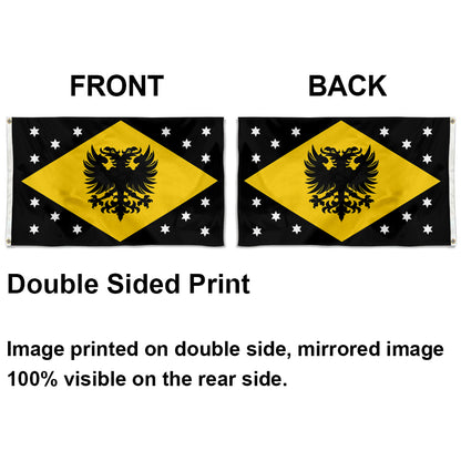 Danubian Federation flag 3x5ft banner man cave