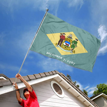 Delaware State flag 3x5ft banner man cave