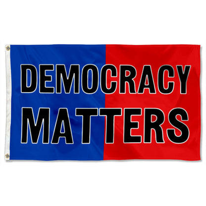 "Democracy Matters" flag 3x5ft banner man cave